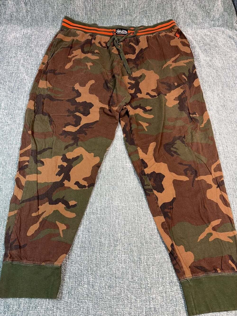 Polo Ralph Lauren Sleep Jogger Pants Size XL Camo Jersey